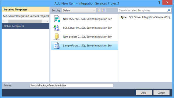 ssis documentation template